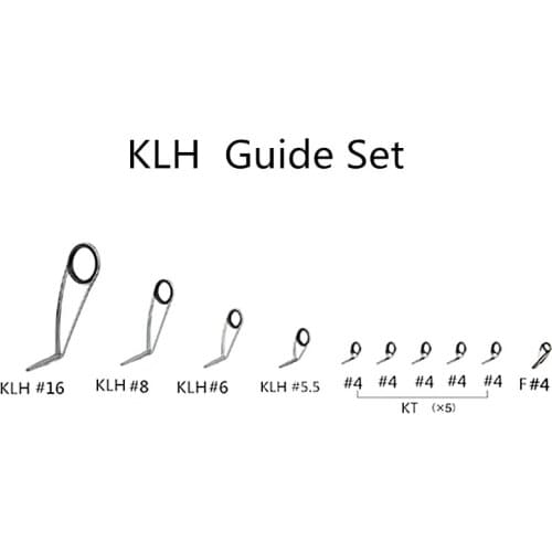 KL-H Guide Set 2SET fishing rod guides, fishing rod parts repair guide