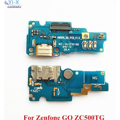 Wholesale 30PCS/Lot USB Charging Port Flex For ASUS Zenfone GO ZC500TG Micro USB Charging Charger Dock Connector Flex Cable