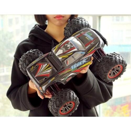 Double Motors RC Car 4WD 1:10 2.4G 50KM/H Remote Control Electric Wild Track Warrior Truck Off-Road Vehicle VS 12428 EX86100Pro