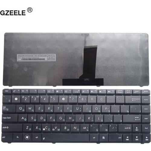 GZEELE russian Laptop keyboard for ASUS k42J A42J A83S K43S N82J X42J A43S P43 A43F P43E A83S N82JV X35 X35S X35J X35JG RU BLACK