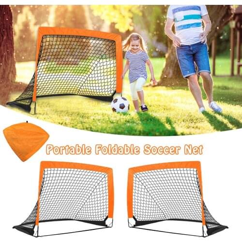 Football Net Indoor Outdoor Mini Children Football Net Foldable Soccer Practice Nets Football Accessories For Yard Games