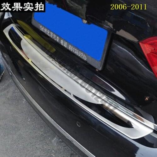 Car styling For 2006-2011 Volkswagen Passat B6 304 stainless steel Rear bumper Protector Sill