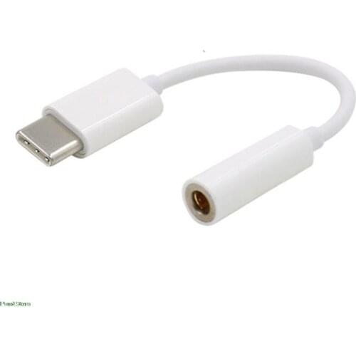 USB Type-C Male To 3.5mm Jack Female USBC Type C To 3.5 Headphone Audio Aux Cable Adapter Converter