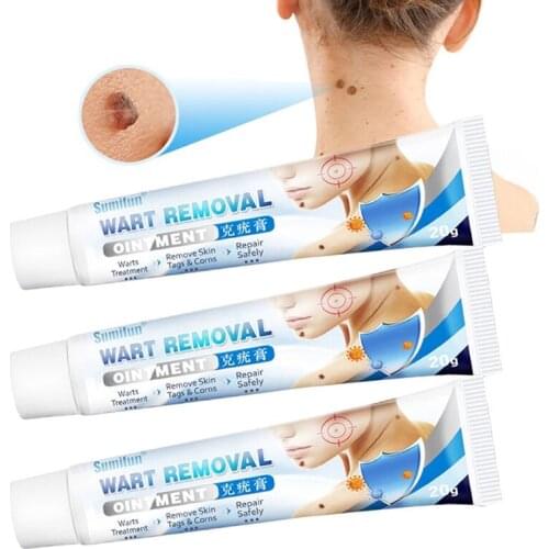Warts Remover Antibacterial Ointment Herbal Wart Treatment Cream SkinTag Remover Herbal Extract Corn Plaster Warts Ointment