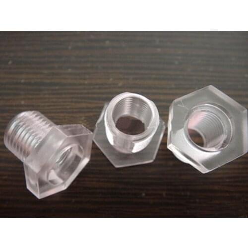 M10 Transparent/ Black Hexagon Hollow Screw PC Acrylic Screws 10PCS