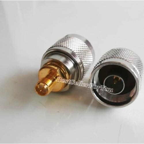 10Pcs SMA-N adapter RPSMA RP SMA Female Jack (male pin) to N male PLUG adapter straight