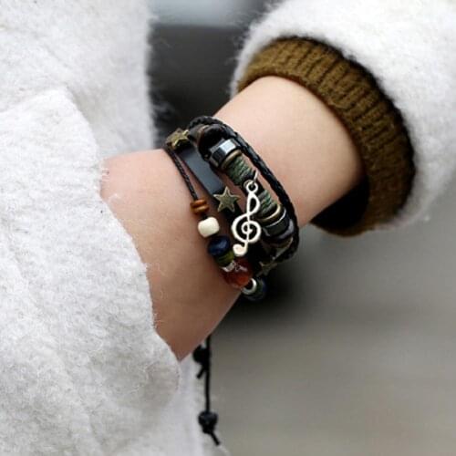 Bracelet Unisex Handmade Skin-friendly Bead String Bracelet for Evening Party