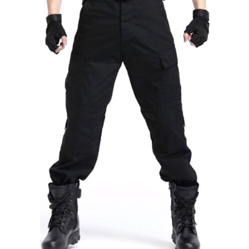 Mens Multi-pocket Loose Straight Cargo Patns Male Outdoor Shooting Training Climbing Camping Camo Breathable Tactical Trousers