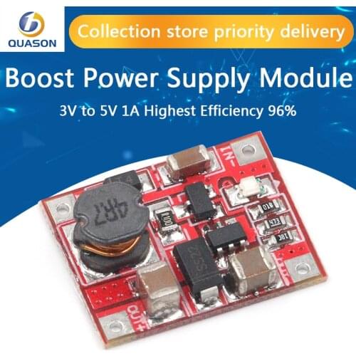 DC-DC Boost Power Supply Module Converter Booster Step Up Circuit Board 3V to 5V 1A Highest Efficiency 96