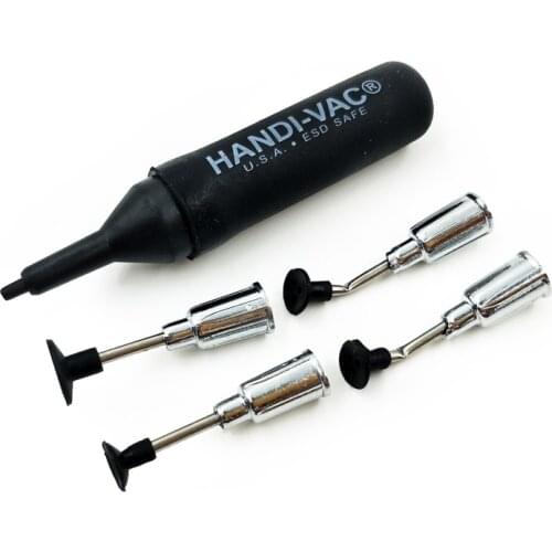 Handi-VAC Anti-static Mini BGA Vacuum Pump Suction Pen Picker Soldering Handtool SMT SMD IC Chip Suction Pen + 4 nozzles