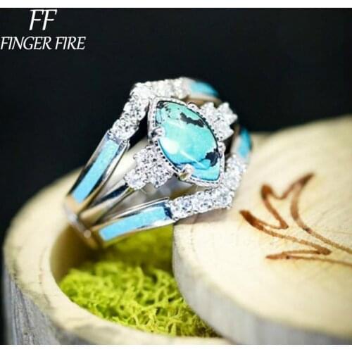 Exquisite Design Charm 925 Sterling Silver Fashion Jewelry Elegant Natural Aquamarine Ring Wedding Engagement Anniversary Ring