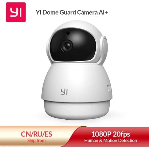 YI Dome Security Indoor Camera HD 1080p WiFi Ip Camera Smart Video Surveillance System Motion Detection Human and Pet AI