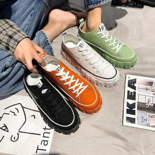 New Spring Sports Shoes StudentBreathable Casual Shoes Light Lace-up Non-slip Low-top Shoes Zapatillas Hombre Size 39-44