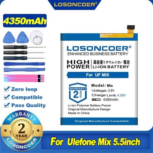 LOSONCOER Ulefone Mix Phone Batteries