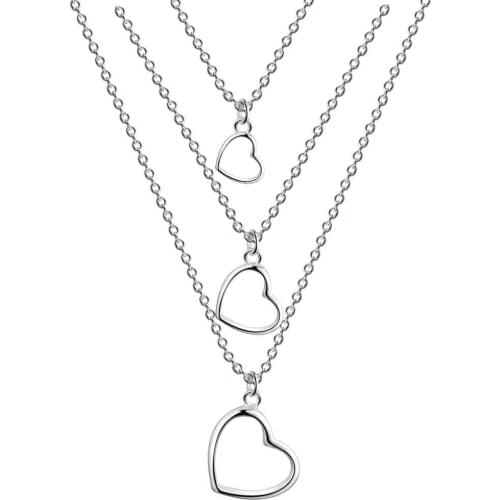 Fashion Jewelry Necklace Lady Wholesale Charm Silver Color Pendants For Women Fashion Jewelry Pendant AN500/aeeaivla