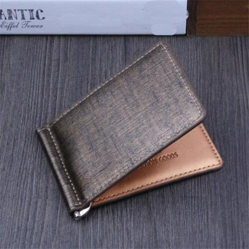 1pc Fashion PU Leather Luxury Wallet Short Male Purses Money Clip Credit Card Casual Soild Men Wallets Billetera
