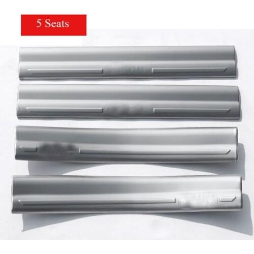 4pcs Stainless Steel Inside Door Sill Scuff Threshold Plate For BMW 2 Series Active Tourer 5 and 7 Seats F45 F46 218i 2015-2017