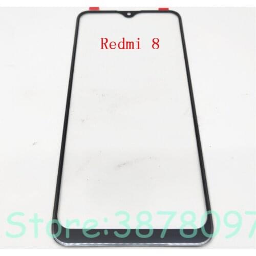 For Xiaomi Redmi 8 Front Touch Panel LCD Display Outer Glass Lens Cover Phone Repair Replace Parts (No touch Screen)
