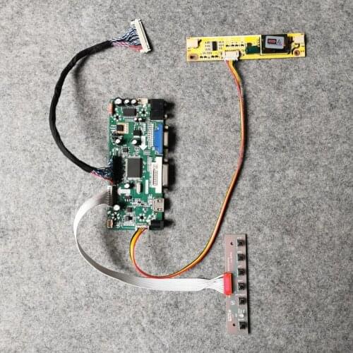 Fit LTM230HT/LTM215HT01/LTN184HT01/LTN160HT03 matrix LCD drive board 1920*1080 DIY kit 2-CCFL 30-Pin LVDS M.NT68676 VGA+DVI
