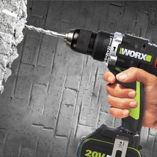 WORX Electric Screwdriver Lithium Drill Electric Brushless Impact Drill Multi-function Rechargeable 20 Volts 24-Speed WU189