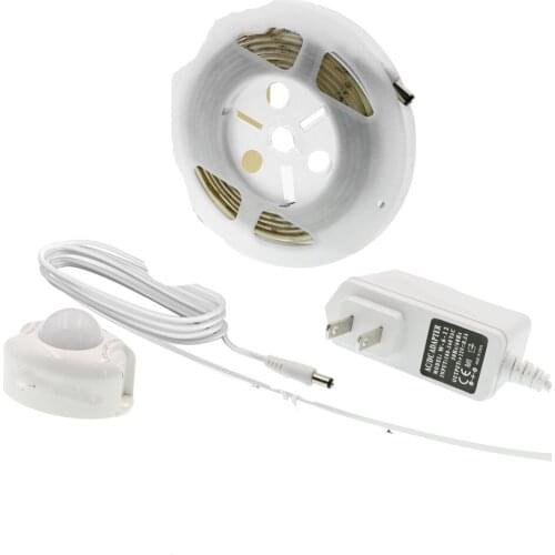 PIR Motion Sensor LED Lights For Kitchen LED Under Cabinet Light Bedside Stairs Wardrobe Night Security Lamp Battery Power Lamp