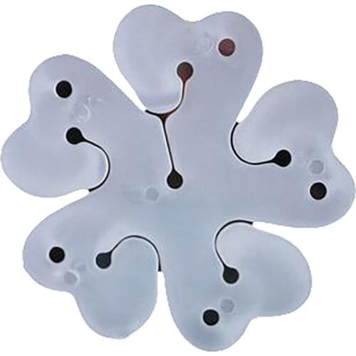 10Pcs Flower Shape Balloon Clip Tie Holder Birthday Wedding Party Decoration