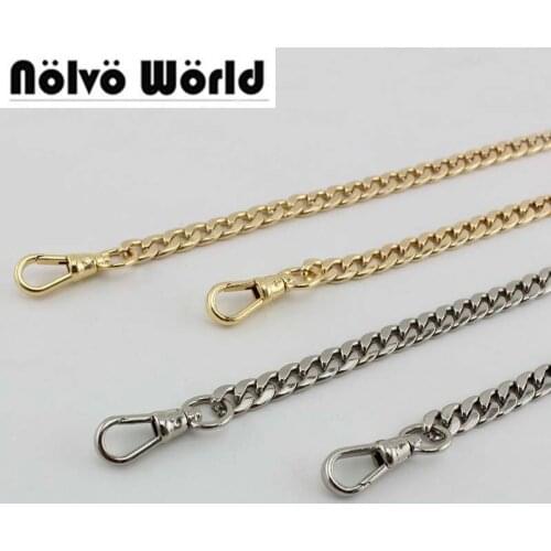 1 piece 60-130cm 4 colors 9mm wide bags purse metal chains,women handbag luxury chain replace