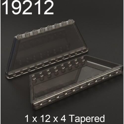 2PCS 19212 Windscreen 1x12x4 Tapered Building block accessories parts MOC DIY Education Build Toys Brick
