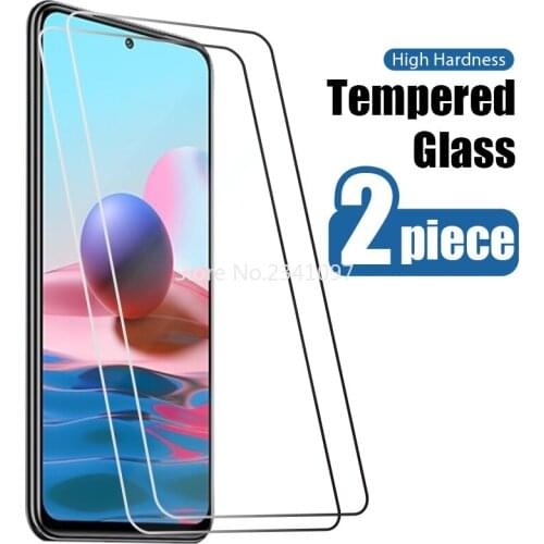 2 Pieces Clear Screen Protector for Redmi Note 10 Pro Note10 Pro Tempered Glass Screen Protector for Xiaomi Redmi Note 10 Glaso