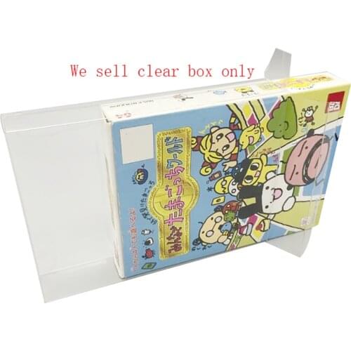 20PCS Clear transparent display box Japanese version for N64 game storage box collection protection box