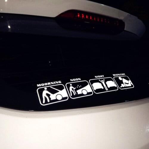 30cm*5.8cmpersonality Car Stickers Motion Sticker Vinyl Decals Glue Sticker Creative Stickers Oem 30 Cartoon Window PVC 5.8