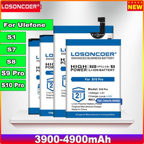 LOSONCOER 4300mAh S8 For Ulefone S8 Pro S8 5.3inch MTK6580 MTK6737 Mobile Phone Battery Batteries +Quick Arrive