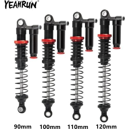 YEAHRUN 1/2/4 Pcs Metal 90/100/110/120mm HR Shock Absorber Damper For 1/10 RC Crawler Car Axial SCX10