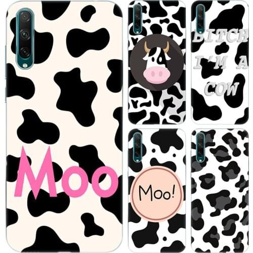 Hot Cute cow pattern Soft Silicone Phone Case for Huawei Honor 20 20i 20E 20S 10i 9X 8S 8X 8C 8A 8 Lite 7S 7A Pro Russia Cover