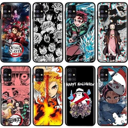 Anime Demon Slayer For Samsung Note 20 10 8 9 M02 M31 S M60S M40 M30 M21 M20 M10S F62 M01 Ultra Pro Plus Phone Case