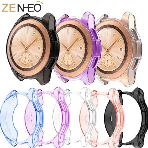 TPU frontier case for Samsung Galaxy watch 42mm band strap soft cover protective case in thermoplastic polyurethane shell frame
