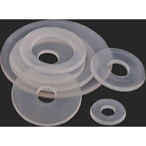 Clear Nylon Plain Washers Plastic Flat Washer M3 M4 M5 M6 M8 M10 M12 M14 - M20