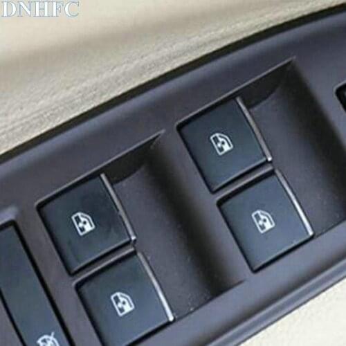 DNHFC car styling ABS 7PCS/SET Car window lift buttons decorate sequins For Cadillac XTS car accessories