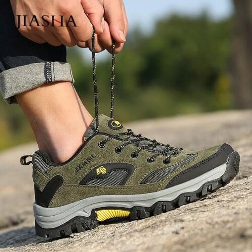 Breathable winter boots men shoes outdoor anti-slip hiking boots men casual shoes male trainers lace-up shoes men ankle boots