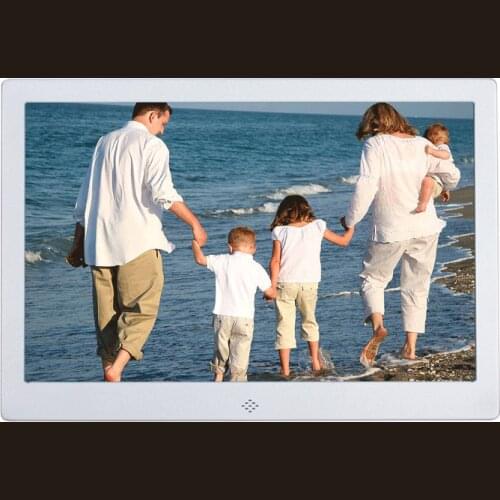 HDMI 12 Inch Digital Frame with Remote Controller Multi-function Electronic Album Music Player Metal Digital Photo Frame