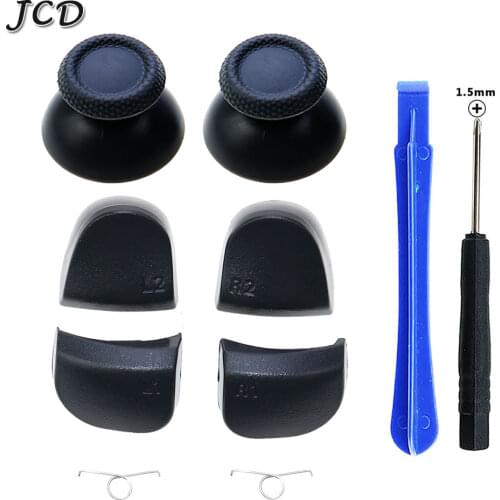 JCD Repair Tools R1 R2 L1 L2 Buttons Screwdriver 3D Analog Joysticks Replacement Thumbsticks Cap For PS5 Gamepad Controller