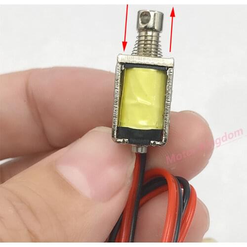 DC 3V/5V/6V/9V/12V 8mm*10mm Tiny mini Push-Pull Square Electromagnet Frame Through Type Solenoid Electromagnet