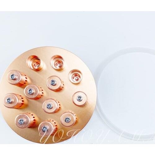 OD151.9mm Red Copper Bubble Plate Set For 6" OD167 Distillation Column,Moonshine,Reflux Column For Homeblew,Thickness 1.2mm