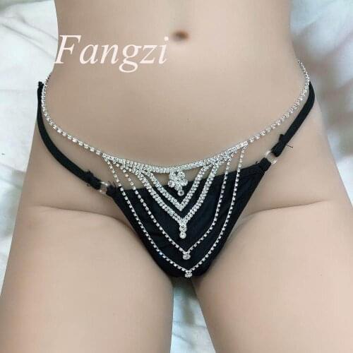 2020 new luxury exquisite lady sexy waist chain charming crystal Rhine Stone waist chain jewelry nightclub gift