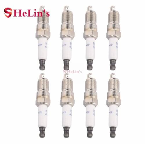 Original 8pcs/lot 12621258 41-110 Spark Plug For BUICK CADILLAC CHEVROLET GMC HUMMER H2 H3 H3T ISUZU PONTIAC GTO G8 SAAB 9-7X