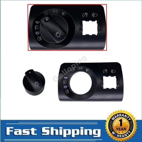Switch Panel Headlight Fog Lamp Control light Switch Panel Cover Kit for Audi A6 S6 RS6 1998-2005 Car accessories 4B1 941 531F