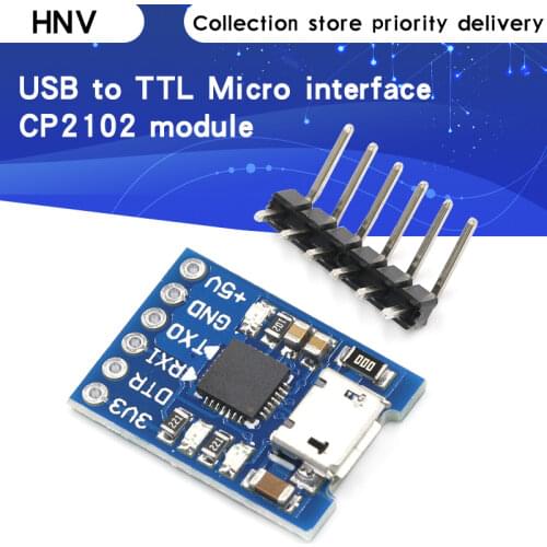 10PCS CJMCU CP2102 MICRO USB to UART TTL Module 6Pin Serial Converter UART STC Replace FT232 NEW for arduino