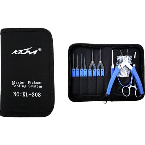 Klom Locksmith Professional Broken Key Extractor Tool, Broken Key Remove Tool for Family Door Lock and Car Lock