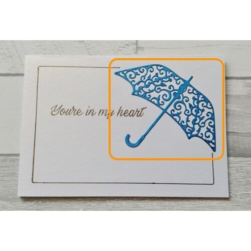 Die cut metal cutting die punch vintage lace umbrella Alinacraft Scrapbook album papercraft handmade card stencil art cutter