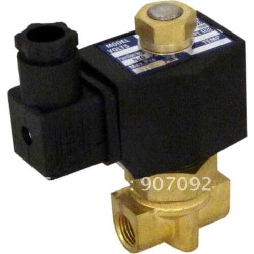 1/8'' Normal Open Direct Acting Solenoid Valve Brass 2WT012-06 AC220V